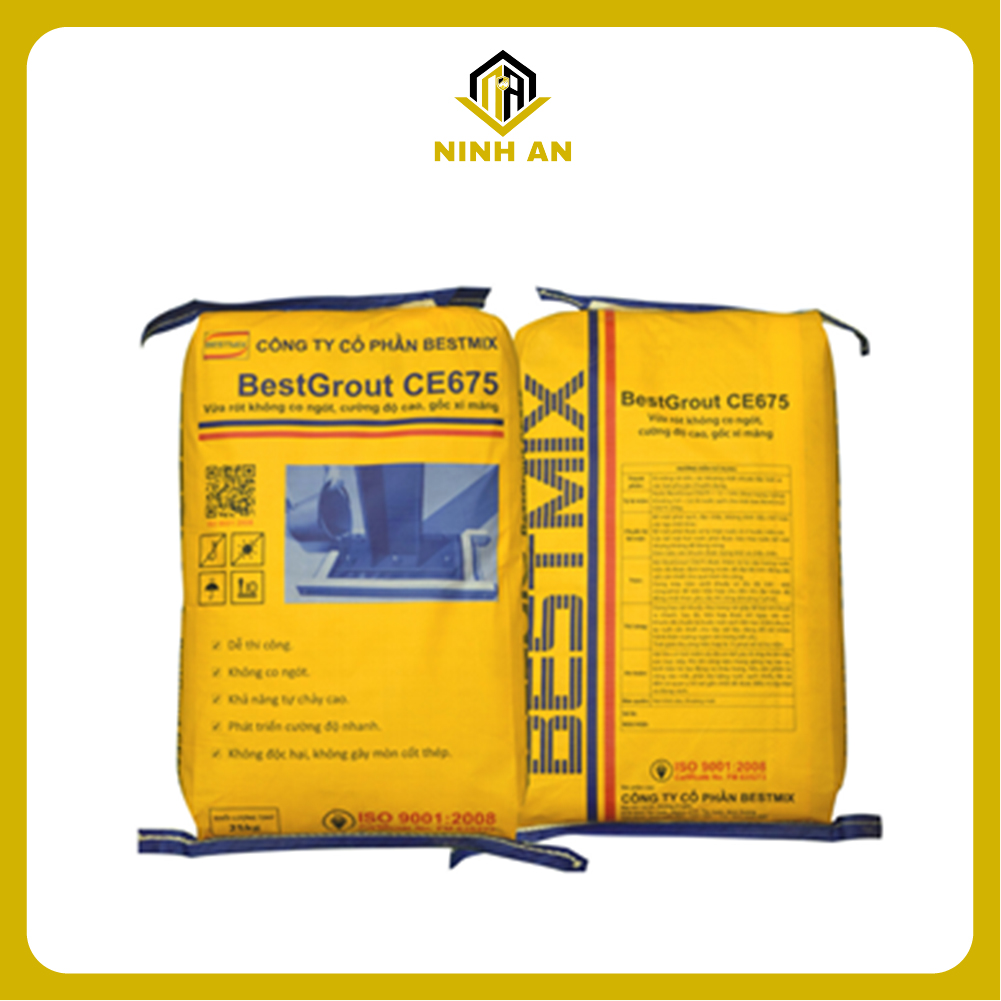 BestGrout CE675 - Bao 5kg - vữa trộn sẵn, một thành phần