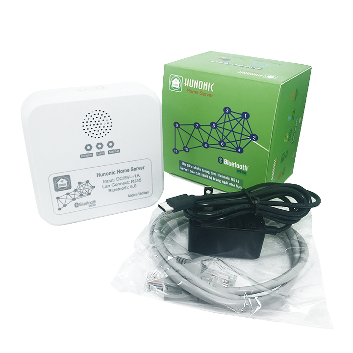 Bộ Điều Khiển Trung Tâm Smarthome - Hunonic Home Server - Công nghệ Bluetooth Mesh