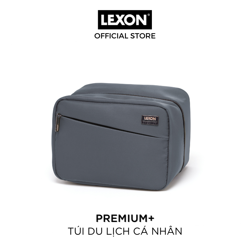 Túi đựng đồ du lịch cá nhân LEXON nhỏ gọn chống sốc - PREMIUM + TOILETRY BAG - Hàng chính hãng