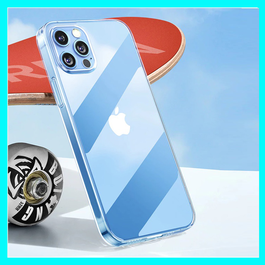 Ốp lưng dẻo trong suốt dành cho iPhone 13/13 Pro/13 Pro Max/12/12 Pro/12 Pro Max/11/11 Pro/11 Pro Max/ XR/X/Xs/ Xs Max