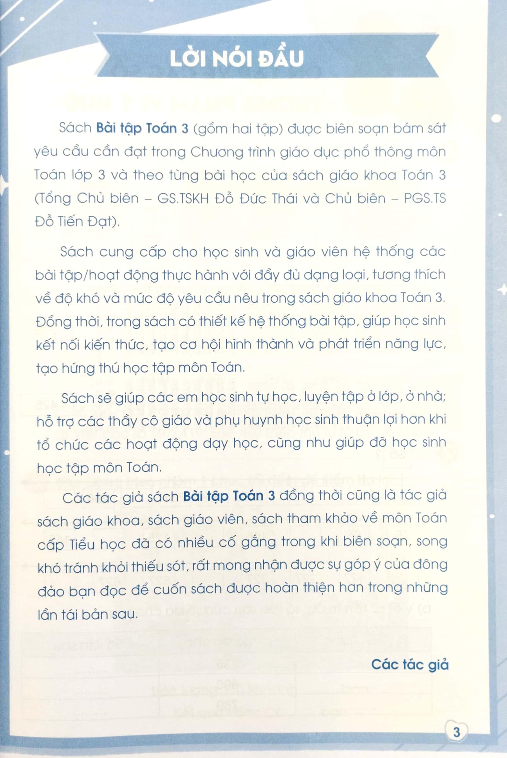 Bài Tập Toán 3 - Tập 1