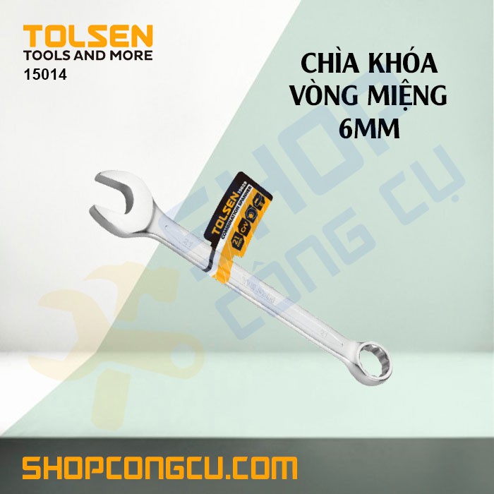 Chìa khóa vòng miệng 6mm Tolsen 15014