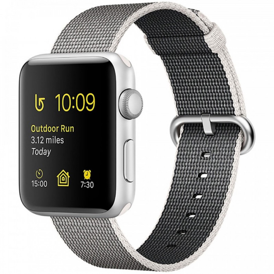 Dây đeo cho Apple Watch - Woven nylon - XÁM TRẮNG
