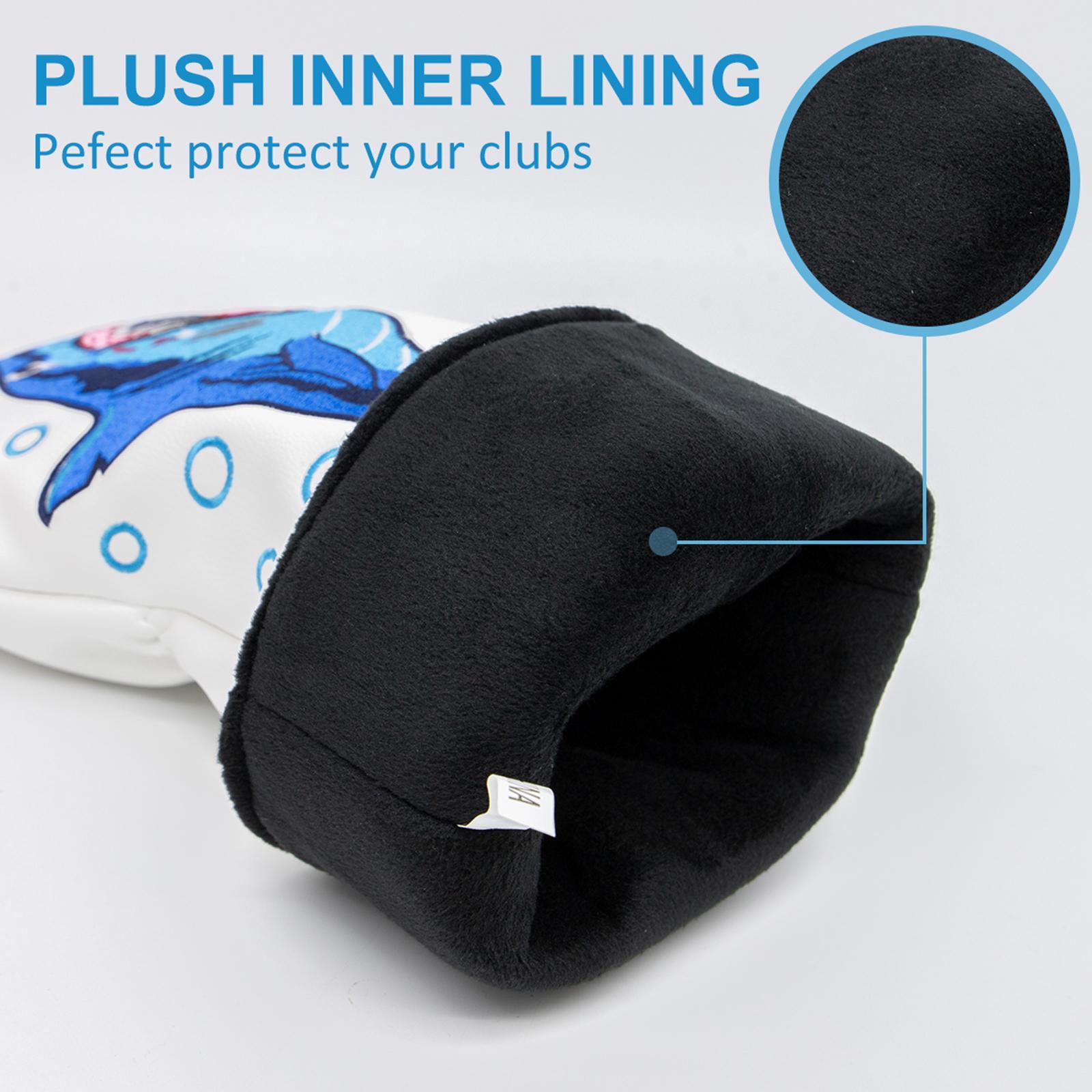 Thick Golf Head Covers Gift Golf Club Headcover Long Neck Accessories for Fairway Wood