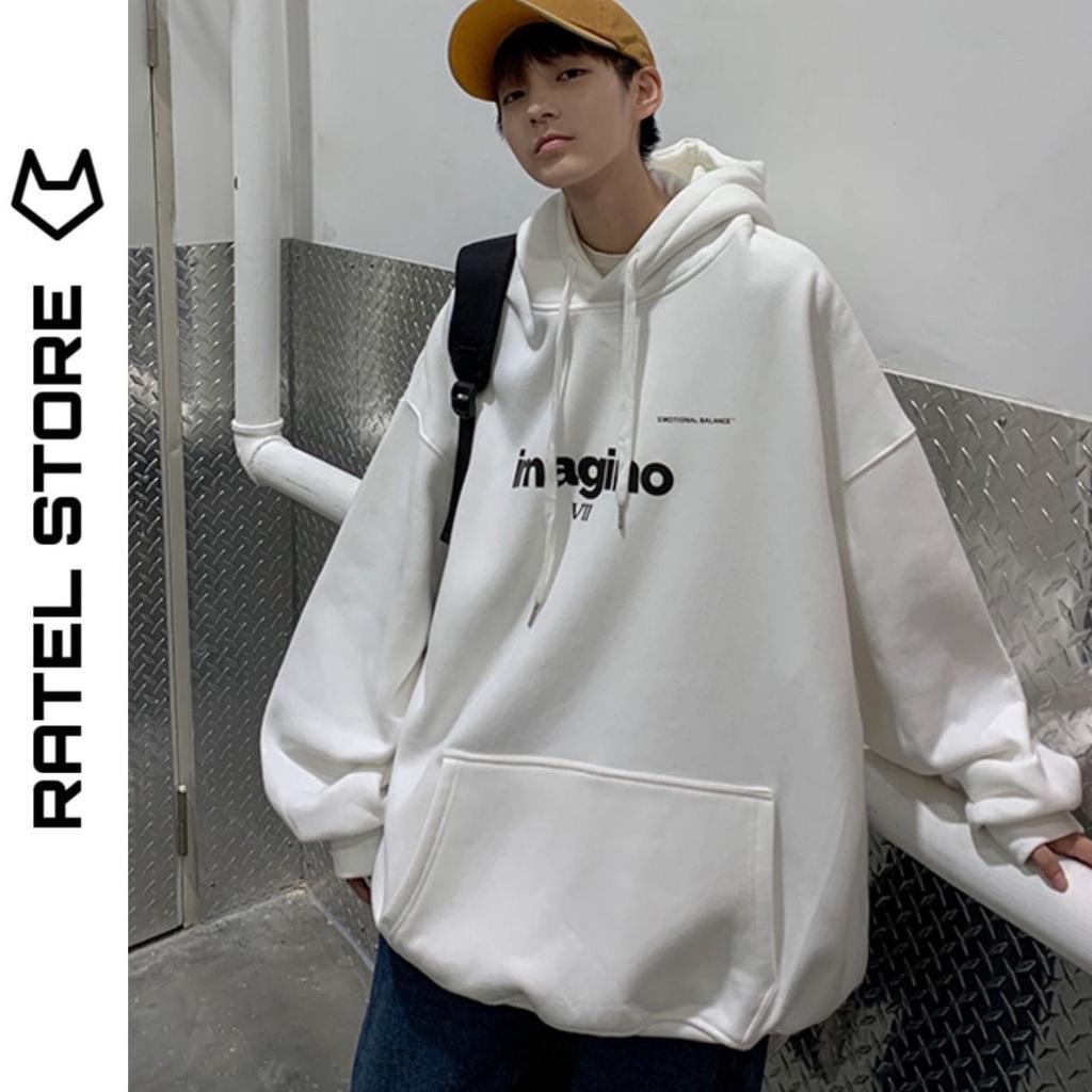 Áo Hoodie Nỉ Bông Nam Nữ IMAGINO Unisex Form Rộng