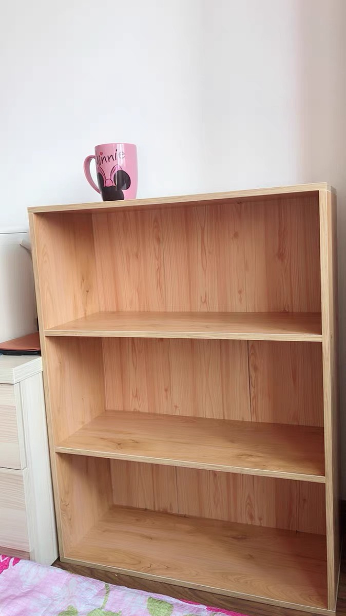 Kệ Sách Gỗ 3 Tầng, Kệ Trang Trí Gỗ Công Nghiệp MDF Bền Đẹp Dễ Lắp Ráp