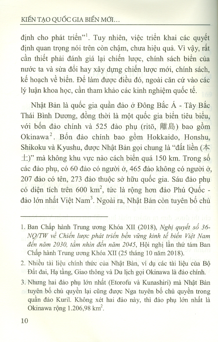 Kiến Tạo Quốc Gia Biển Mới Ở Nhật Bản (Sách chuyên khảo)