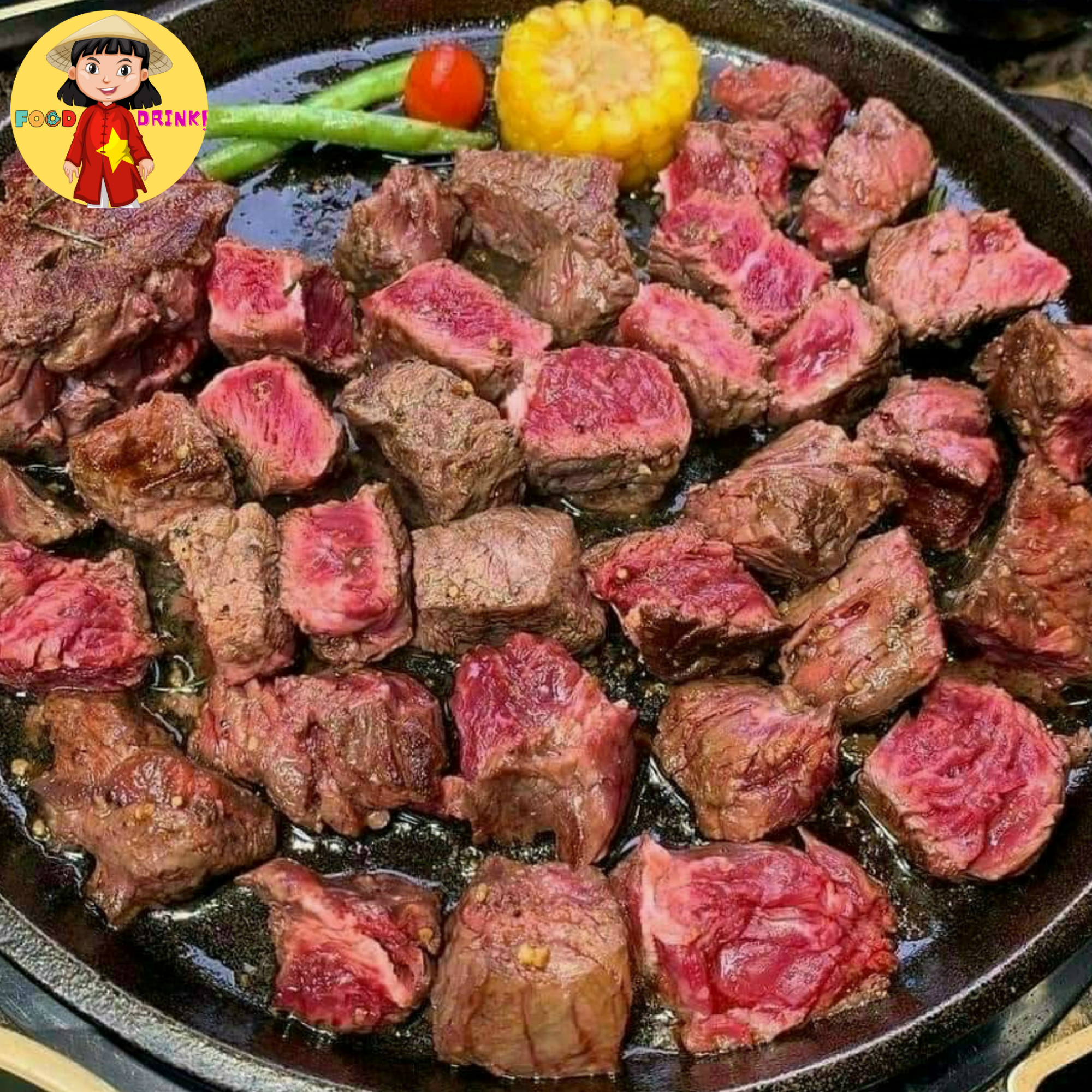 [Chỉ giao HCM] – Lõi Nạc Vai Bò Mỹ Beefsteak – 1kg