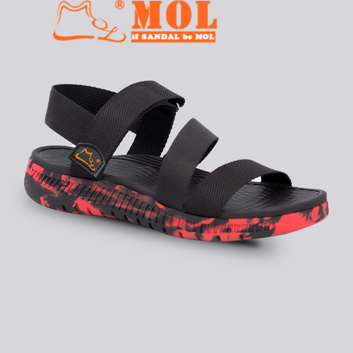 Giày sandal nữ siêu nhẹ hiệu MOL thích hợp mang đi học MS2B2