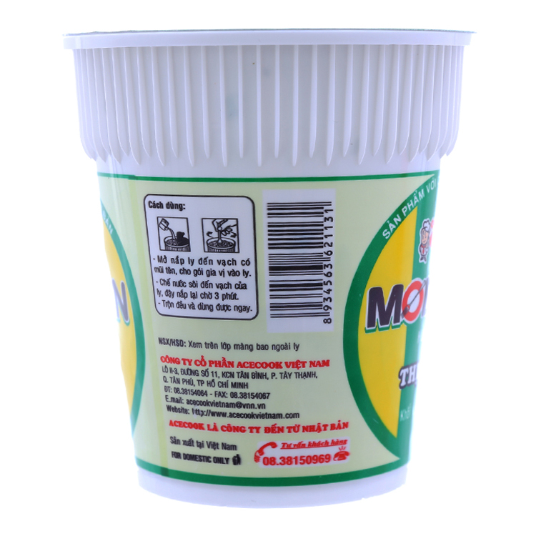 Mì Modern Thịt Xào 65G thùng 24 ly