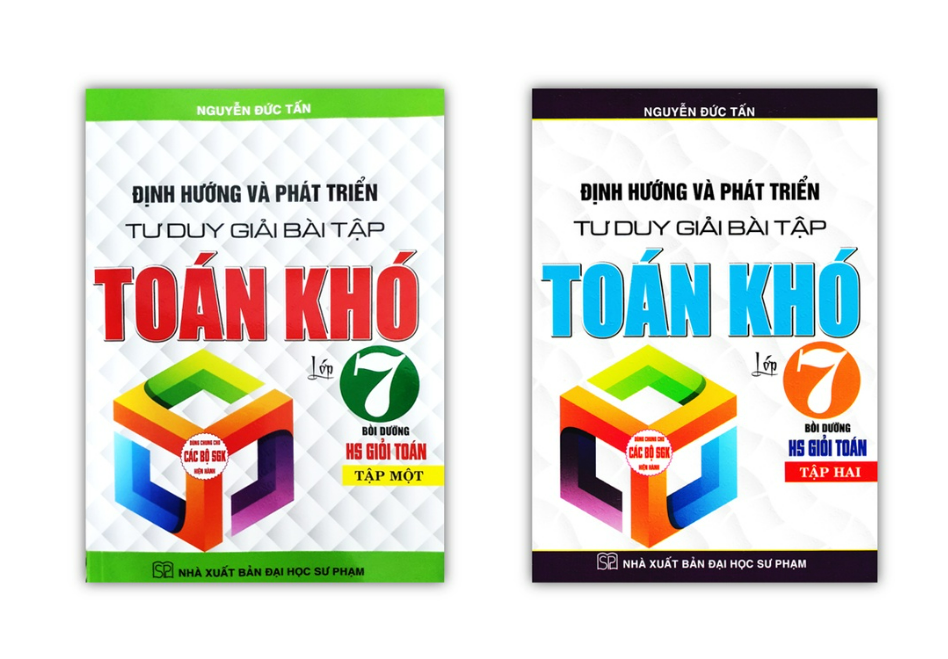 Sách - Combo Định hướng và phát triển tư duy giải bài tập toán khó 7 tập 1 + 2 -