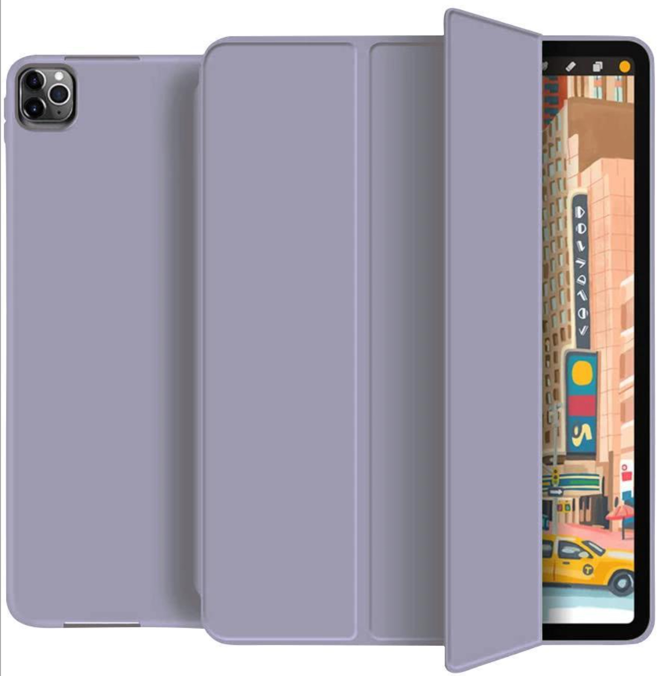 Bao da smart cover silicon ốp ipad silicon có khe cài bút dành cho Ipad 9.7 inch, ipad 10.2, 10.5, 10.9 inch, Ipad pro 11 inch, Ipad 12.9 inch