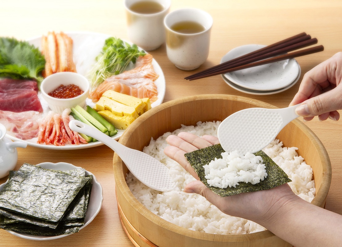 Set 02 muôi xới cơm chống dính kháng khuẩn Inomata