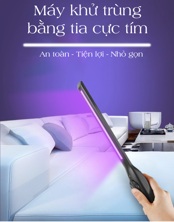 Đèn khử trùng bằng tia cực tím - khử khuẩn nhanh và tiện lợi tại nhà - K1203