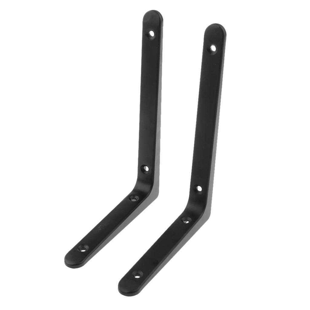 2xHeavy Duty Shelf Bracket Wall Hanging Shelve L Shaped Supporter 15x20cm