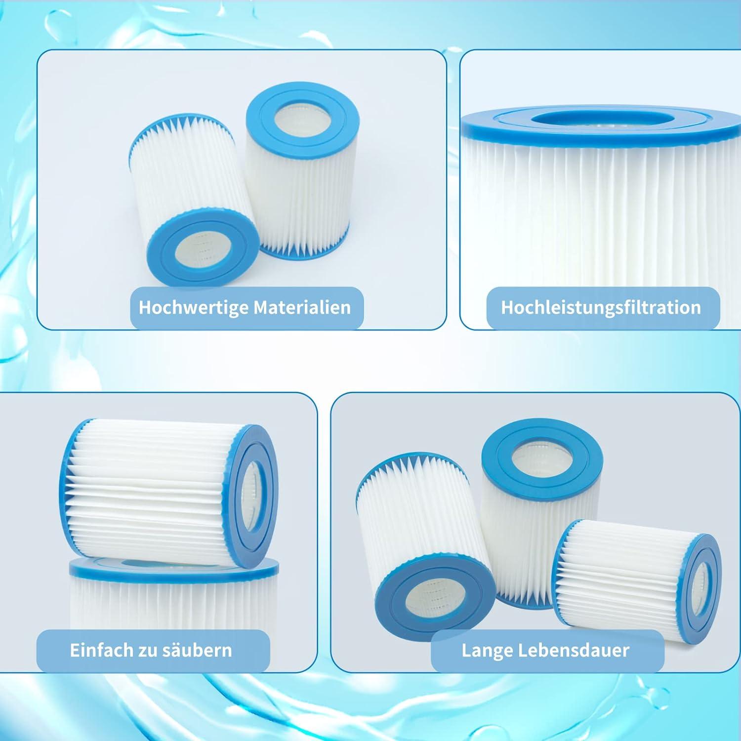 Hộp lọc loại II cho Máy bơm bể bơi Bestway, Hộp lọc bể bơi cho Bestway 58094, Bộ lọc bể bơi loại II để làm sạch đường ống