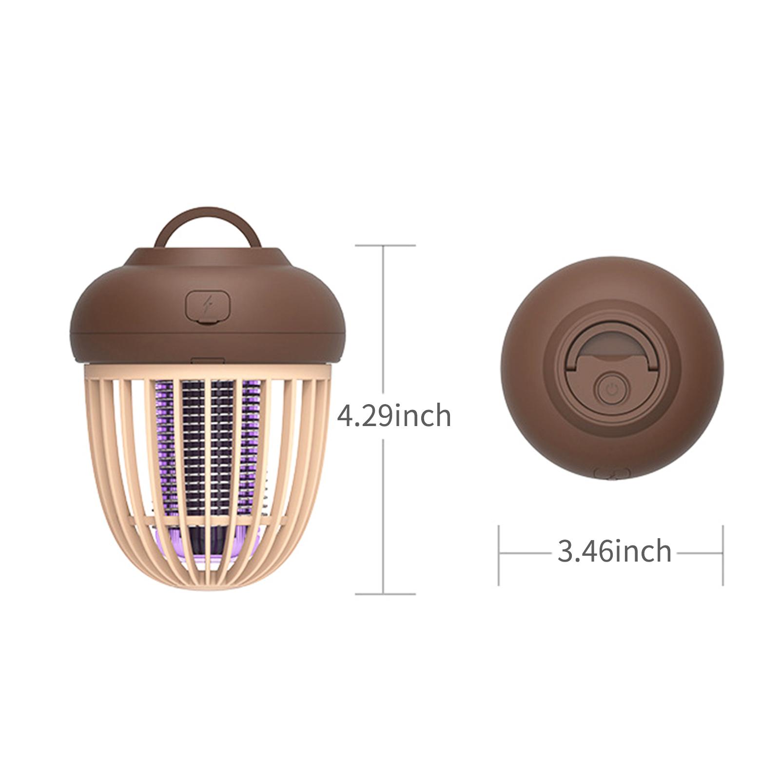 Đèn bắt muỗi W20 cổng sạc USB chống nước không độc hại