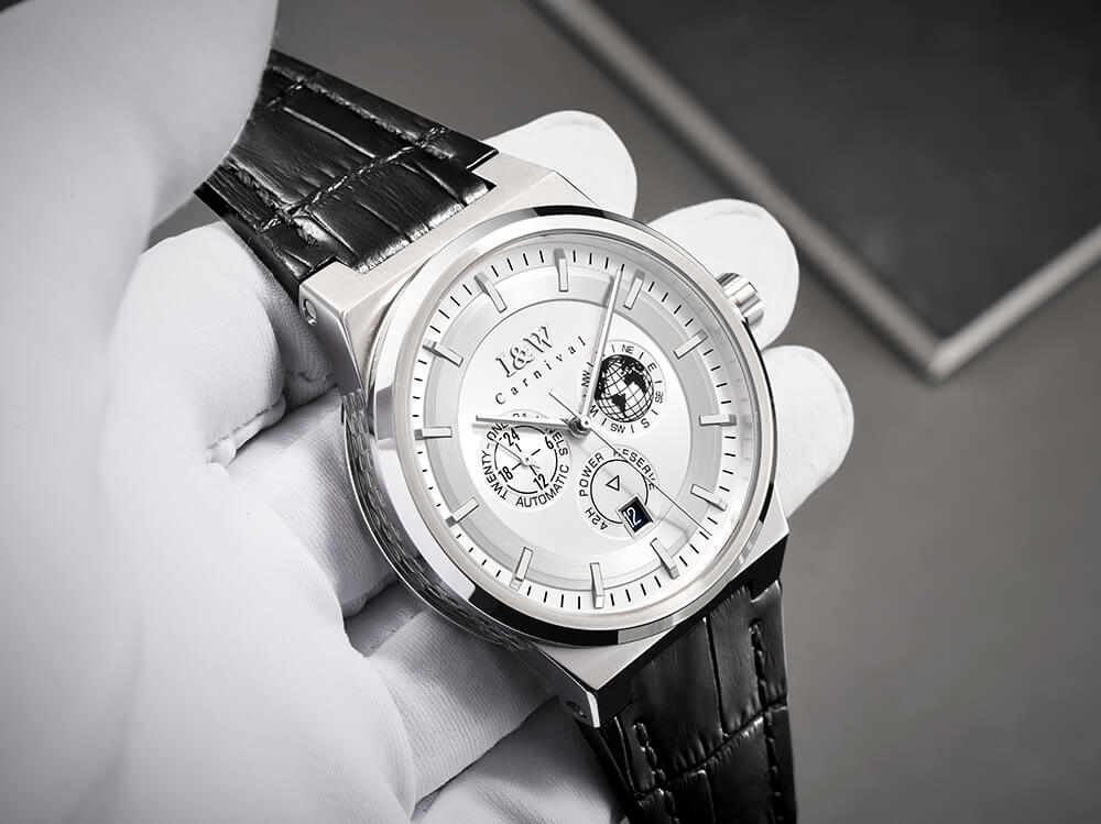 Đồng hồ nam chính hãng IW Carnival IW782G-2 ,kính sapphire,chống xước,chống nước 50m,Bh 24 tháng,máy cơ (automatic)