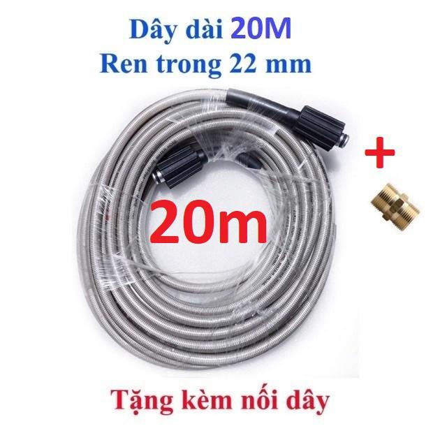 Ống Dây Xịt Rửa Xe Áp Lực Cao 3 Lớp Lõi 10M-15M- 20M-30M