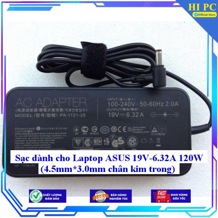 Sạc dành cho Laptop ASUS 19V-6.32A 120W  - Kèm Dây nguồn - Hàng Nhập Khẩu