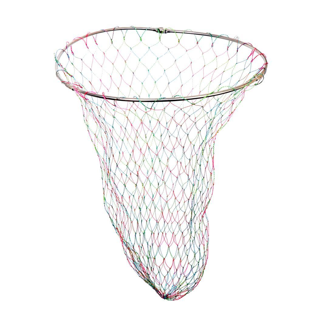 2pcs Colorful Mesh Fishing Net Carp Coarse Sea Game Fishing Landing Net Head