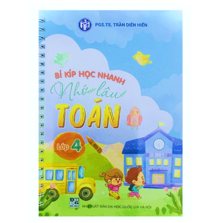 Sách - Combo bí kíp học nhanh nhớ lâu toán + tiếng việt 4 - BT