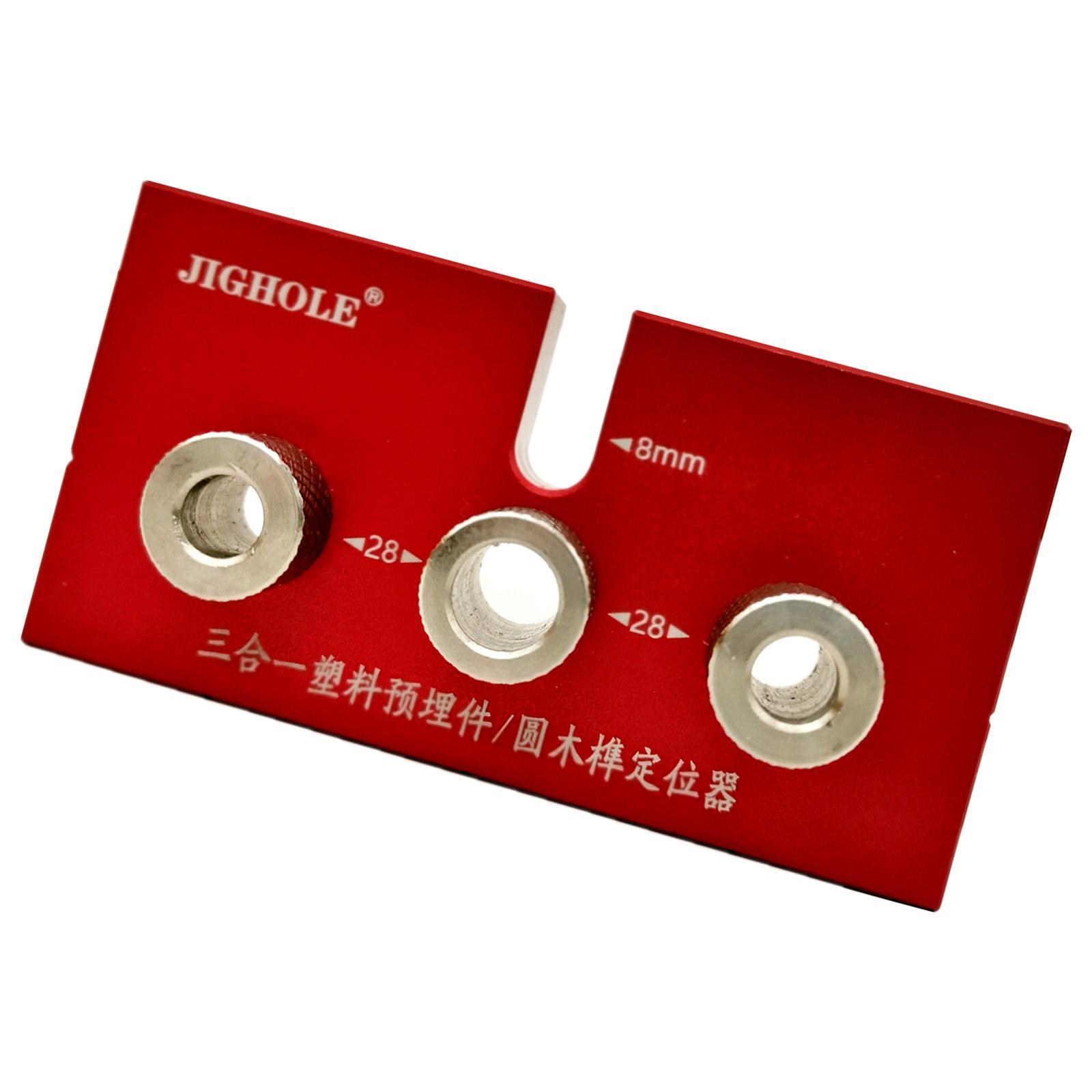 Adjustable Doweling Jig Woodworking Pocket Drilling Guide Locator Puncher