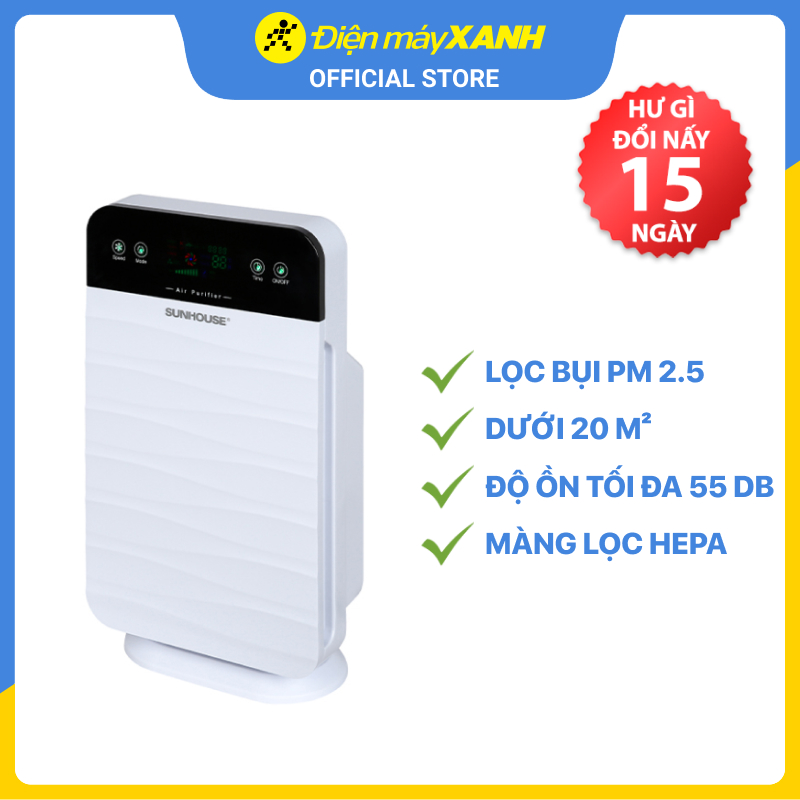 Máy lọc không khí SUNHOUSE SHD-15AP9715 (40W) - Hàng chính hãng