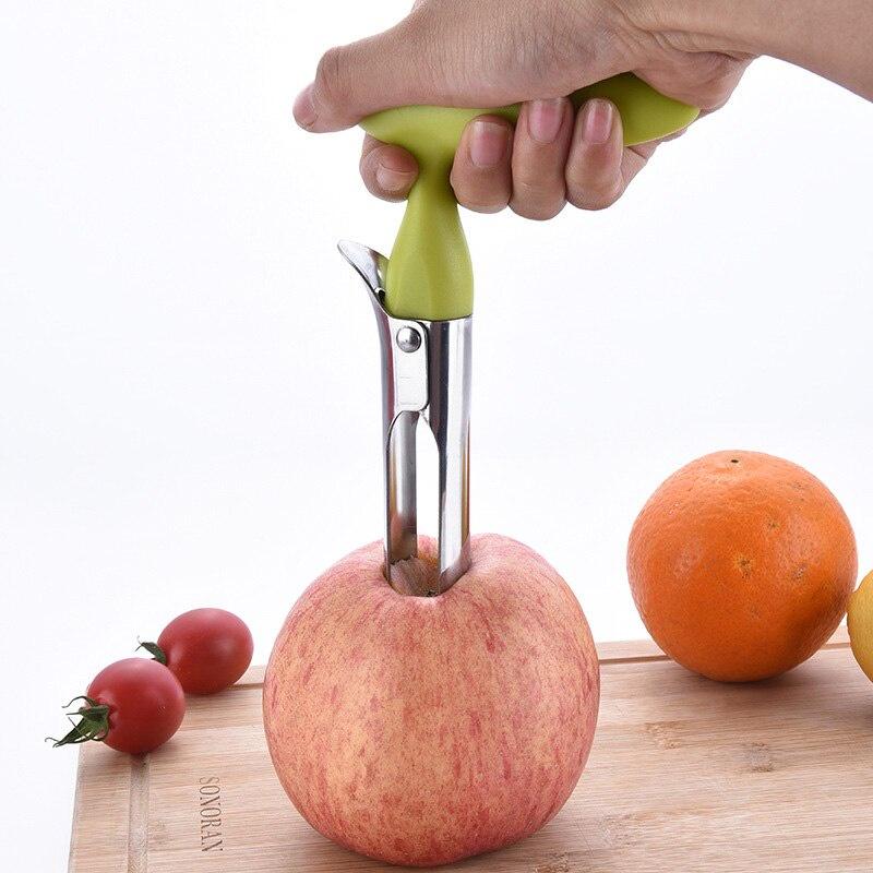 Core Remover Kitchen Tools Gadgets Open Close Type Stainless Steel Apple Core Remover Multi Purpose Fruit Core Extractor