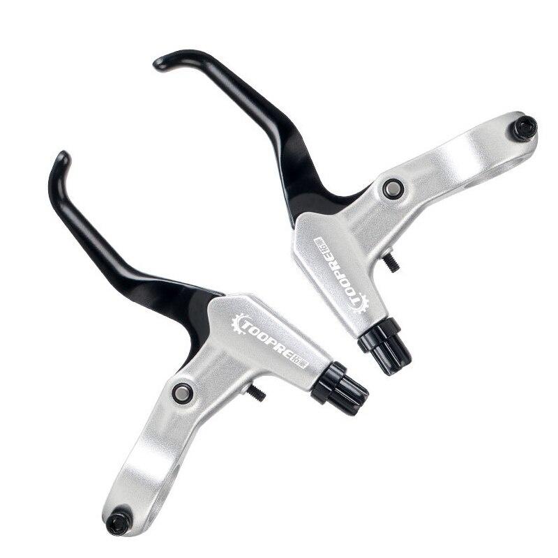 Ultralight Aluminum Bicycle BMX Black Brake Silver Handle MTB Mountain Bike Cycling Brake Levers V/Disc Brake Levers