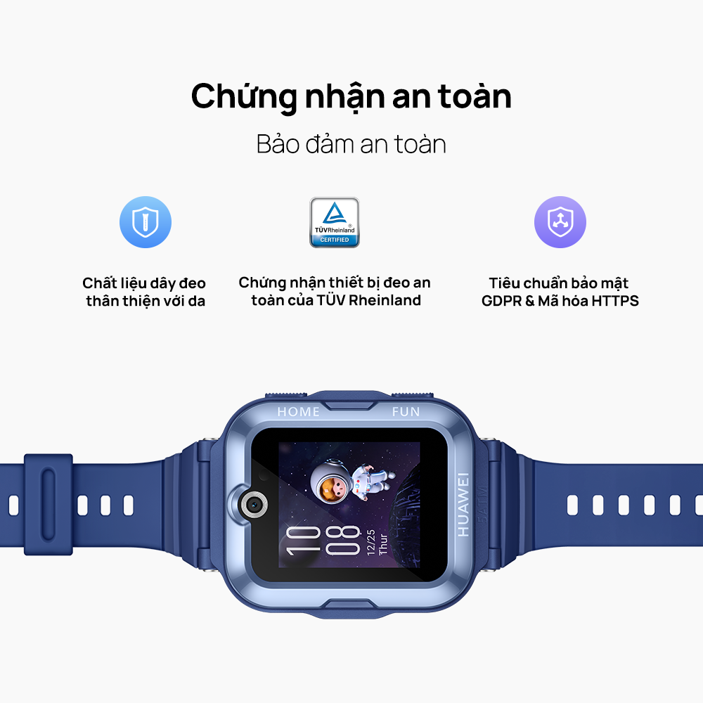 Đồng Hồ Thông Minh Trẻ Em HUAWEI WATCH KID 4 Pro | Gọi video HD | Định vị GPS bằng AI | Kháng nước ở độ sâu 50m | Hàng Chính Hãng