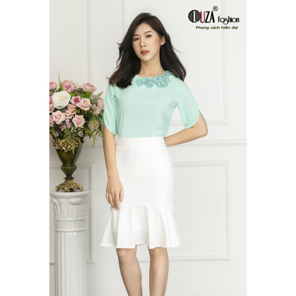 Chân váy đuôi cá - Trắng - Size M(48-52kg)