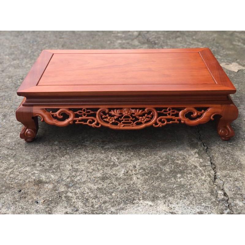 Bàn osin đục dơi gỗ hương đá 40x60cm