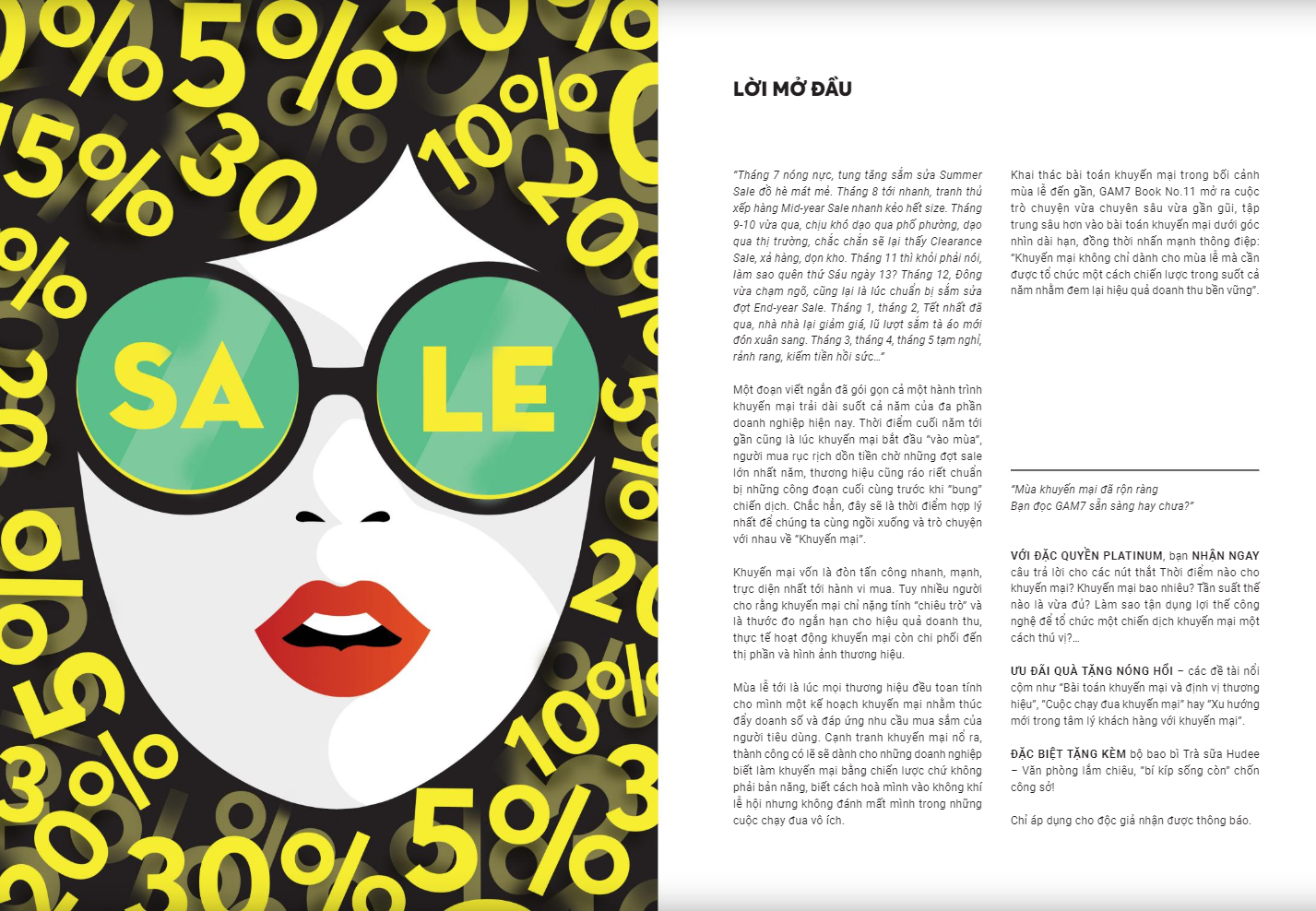 Sách GAM7 No.11 Promotion - Khuyến Mại