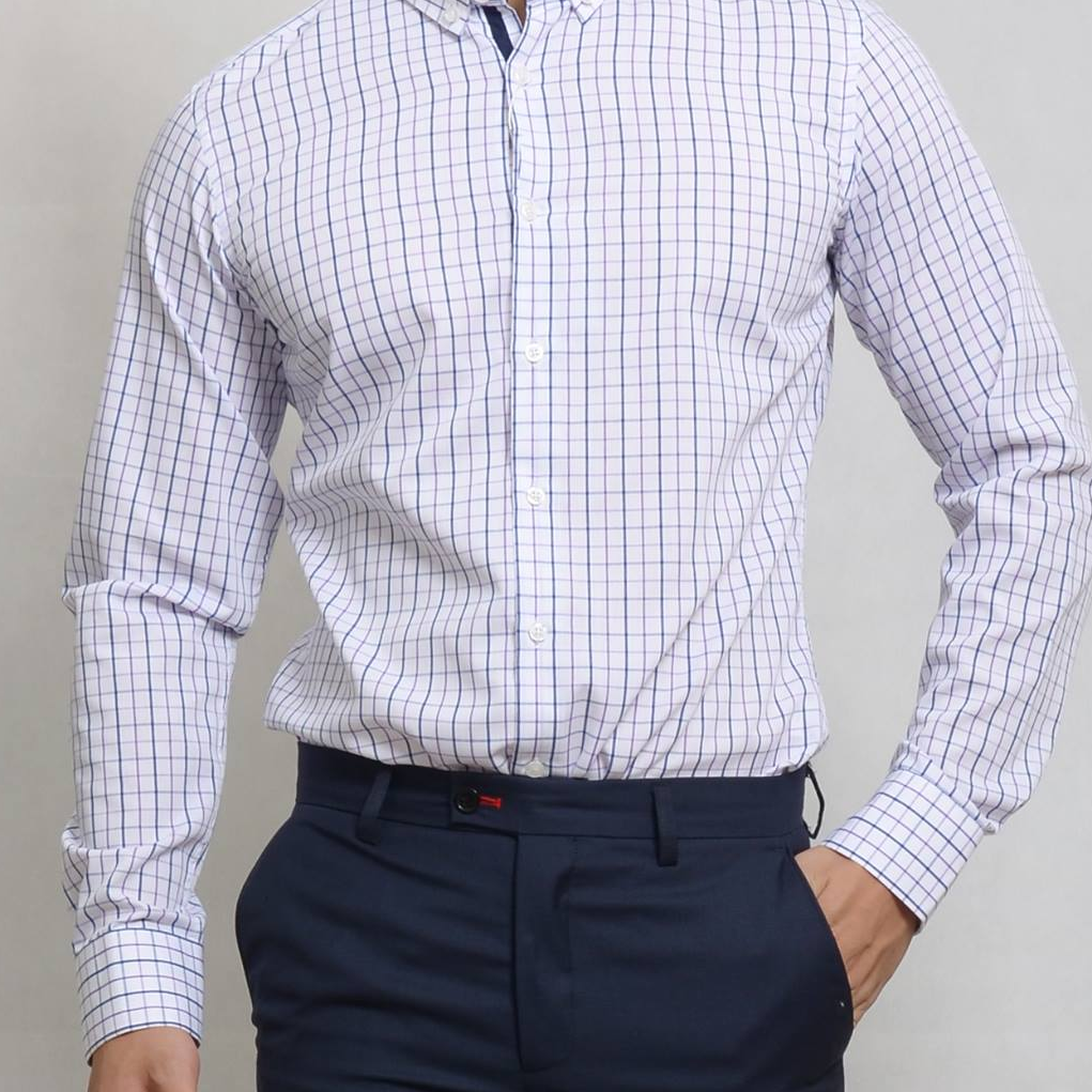 Áo sơ mi dài tay nam TUTO5 sơ mi công sở họa tiết sọc kẻ Slim fit Shirt cotton chống nhăn cao cấp phong cách trẻ trung, nam tính