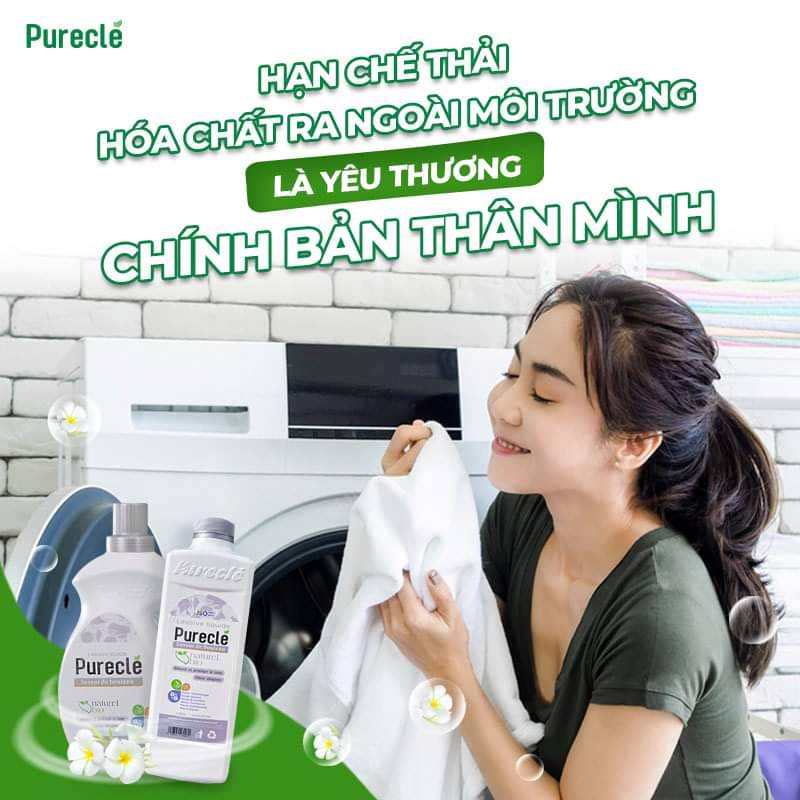 Nước giặt xả Pureclé