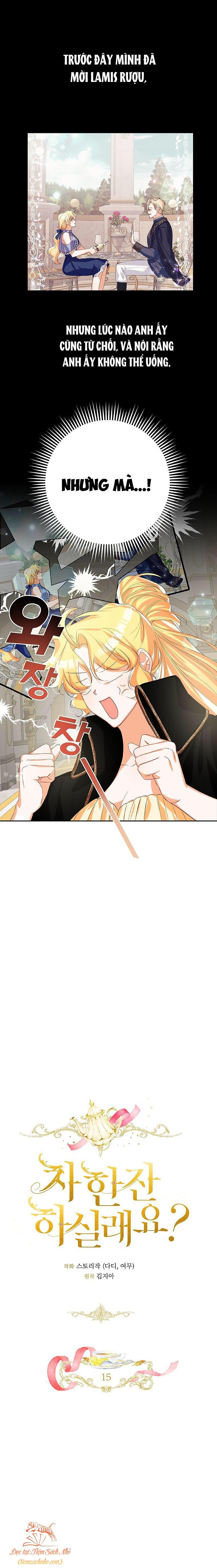 ngài có muốn dùng trà không? chapter 15 1