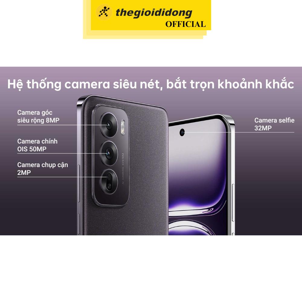 Điện thoại OPPO Reno 12 5G 12GB/256GB - Hàng Chính Hãng