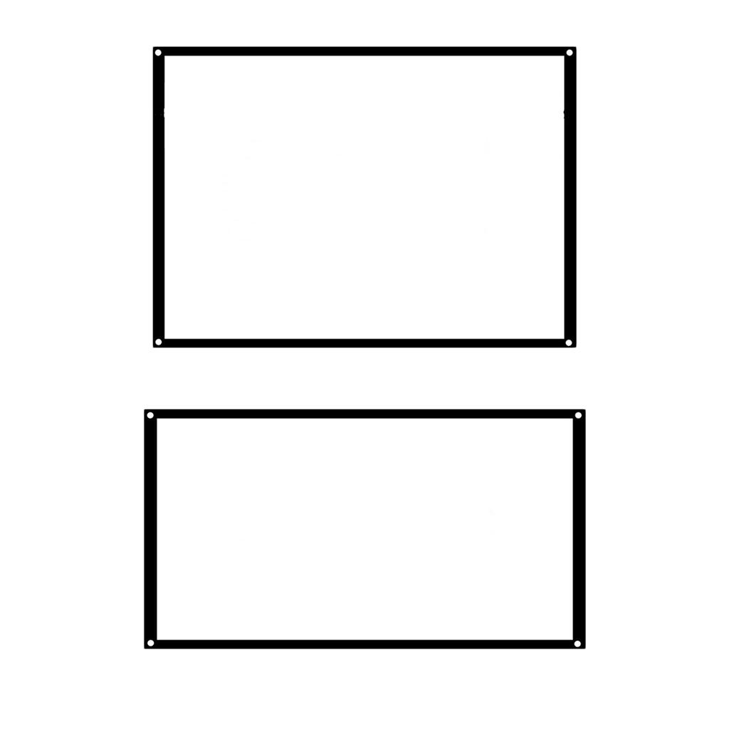 60inch 4:3 HD Outdoor Indoor Projection Screen Home Theater Projector Screen