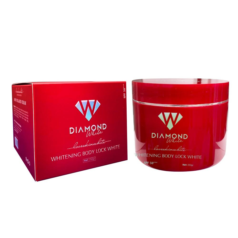 KEM BODY PHẤN TƯƠI DƯỠNG TRẮNG DA DIAMOND WHITE 250GR