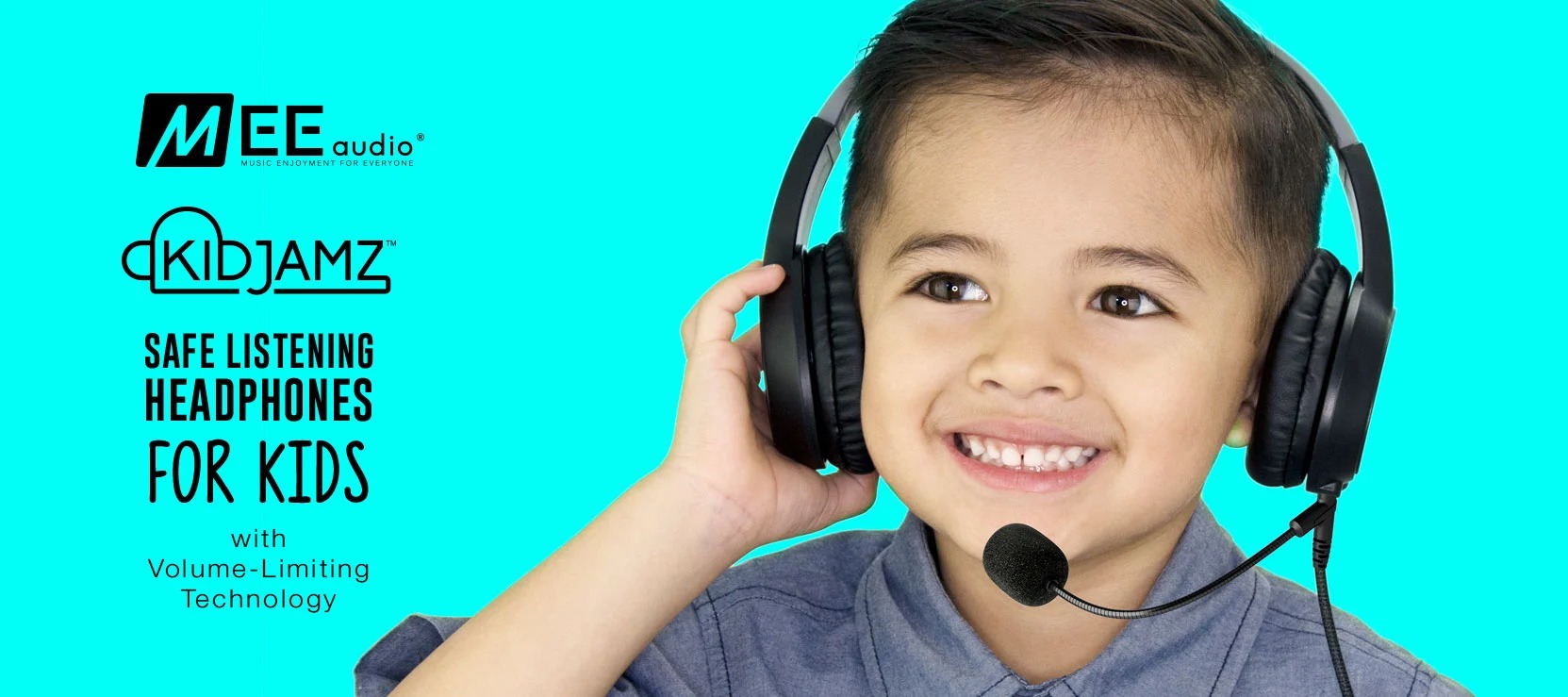 Tai nghe có mic cho trẻ em MEE audio KidJamz KJ35M - Hàng chính hãng