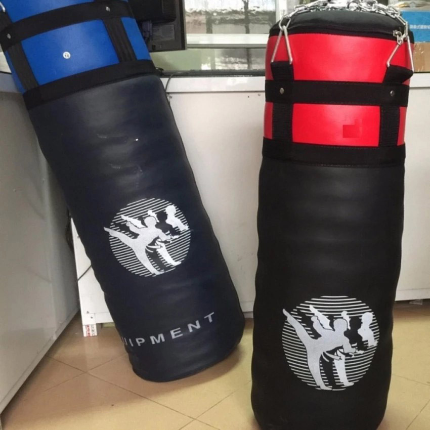 Bao Cát Đấm Bốc Nhồi Sẵn 3 Lớp Cao 90cm Đại Nam Sport Kèm Xích Treo + Găng Đấm Bốc Cao Cấp
