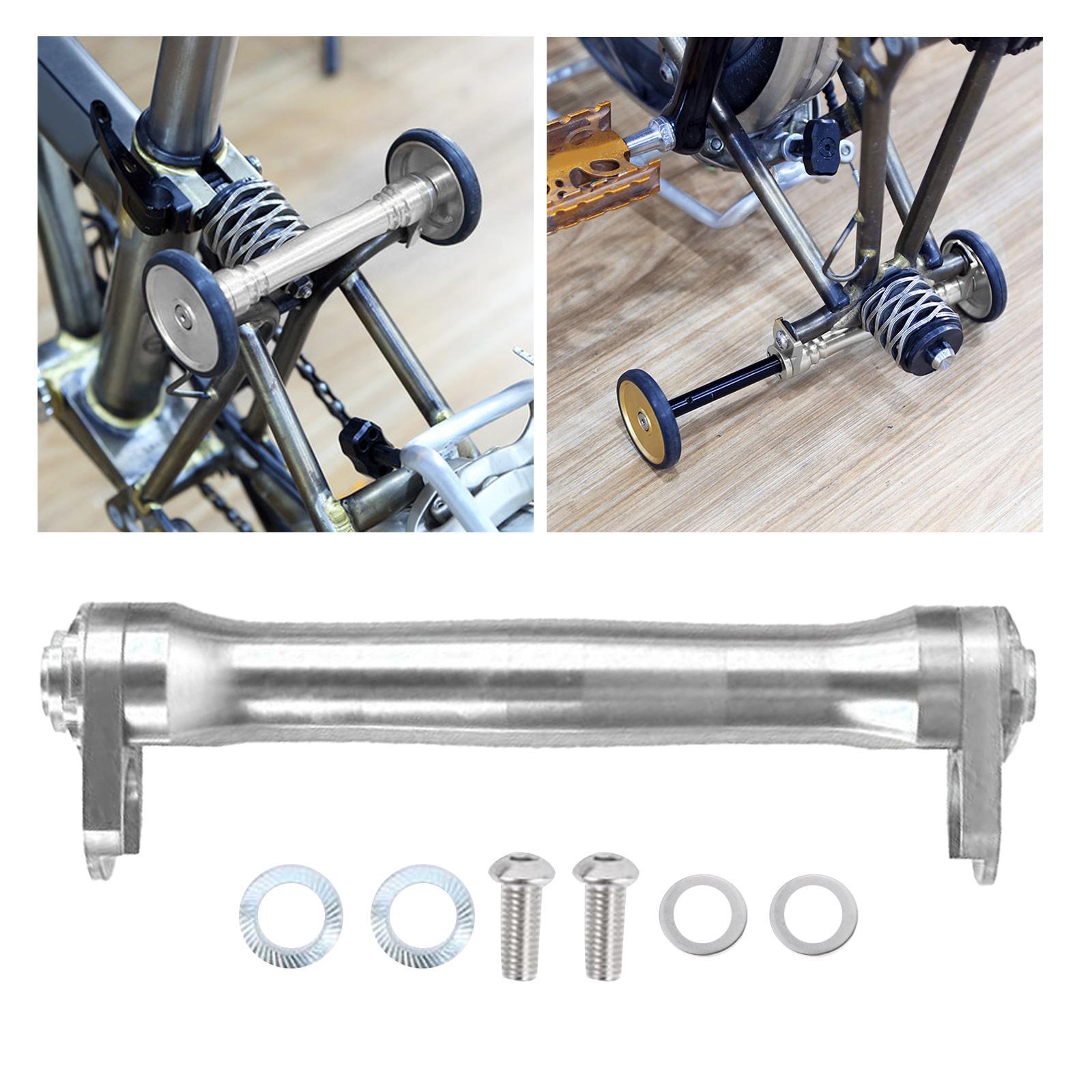 2Sets Bike Easywheel Extension Rod Parking Telescopic Bar Transporting Parts