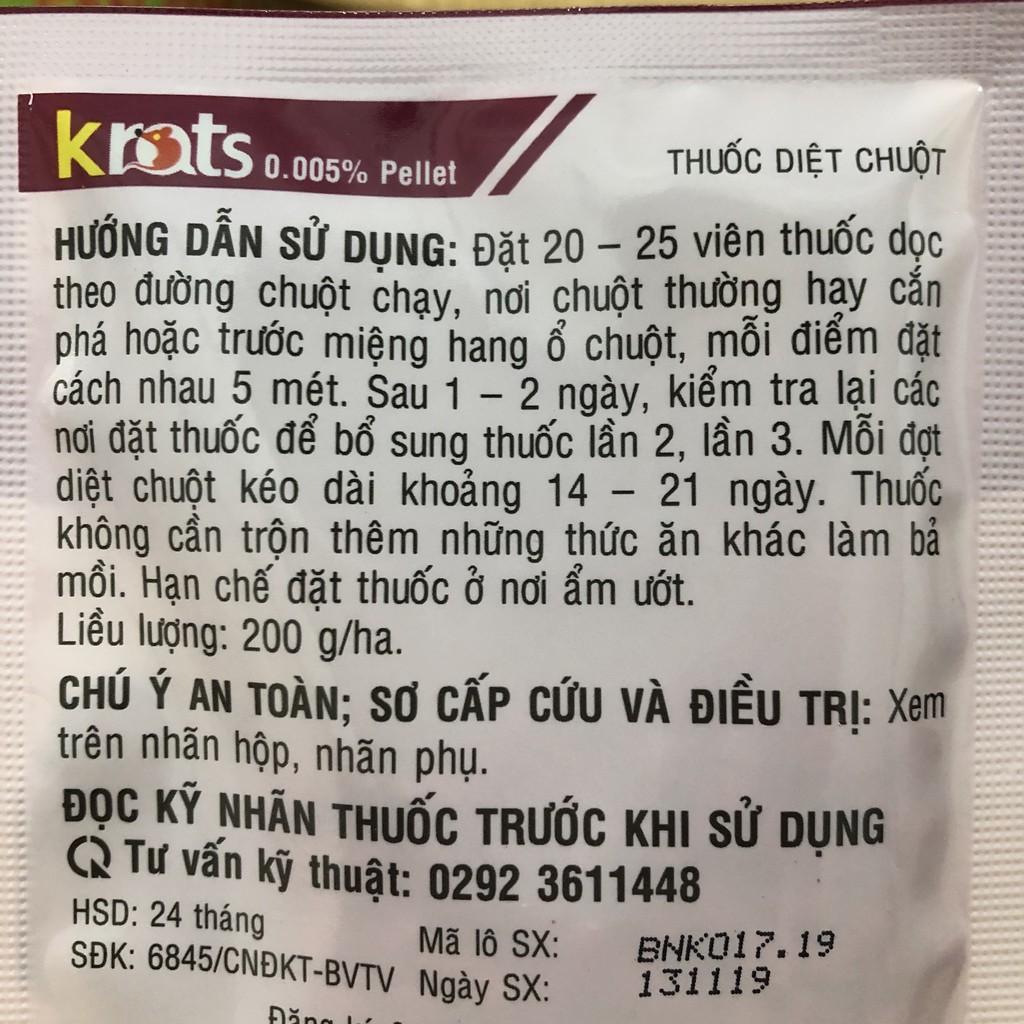 Thuôc diệt chuột thông minh Korea dạng viên cốm