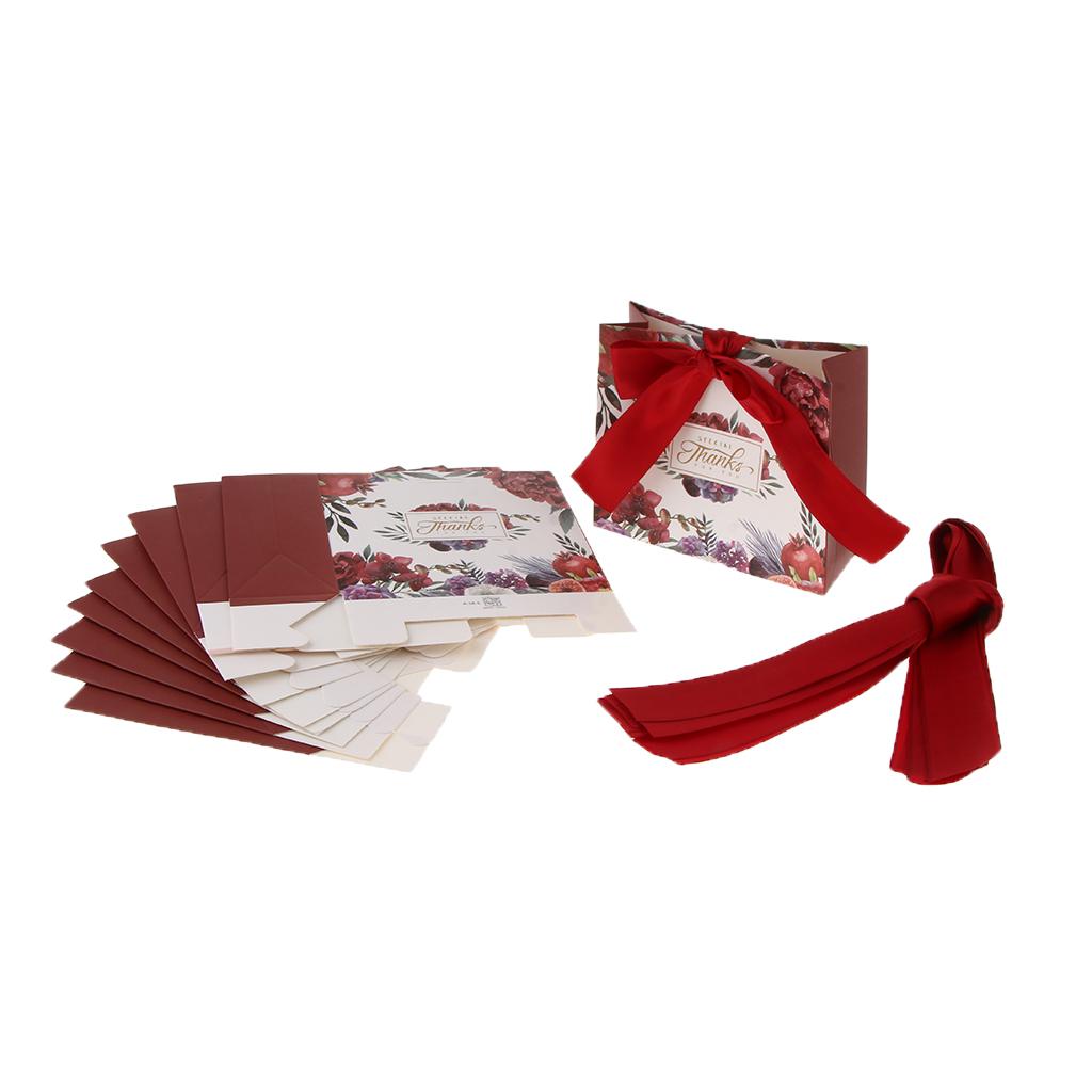 10pcs Chocolate Candy Bags Boxes Gift Bags Wedding Baby Shower Party Favor