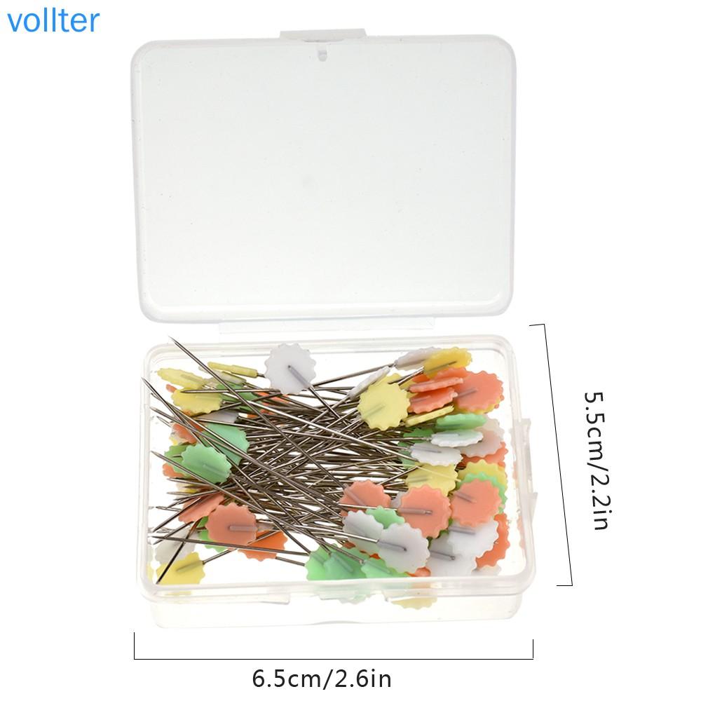 Set 100 Kim Thêu Nhiều Màu Sắc Xinh Xắn Tiện Dụng