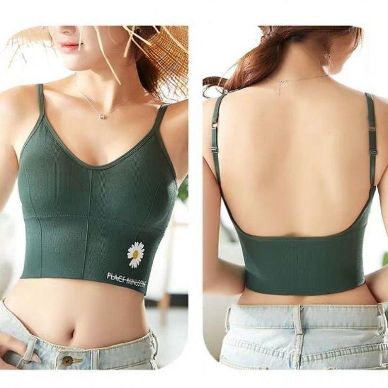Áo bra thể thao nữ hoa cúc cực kute