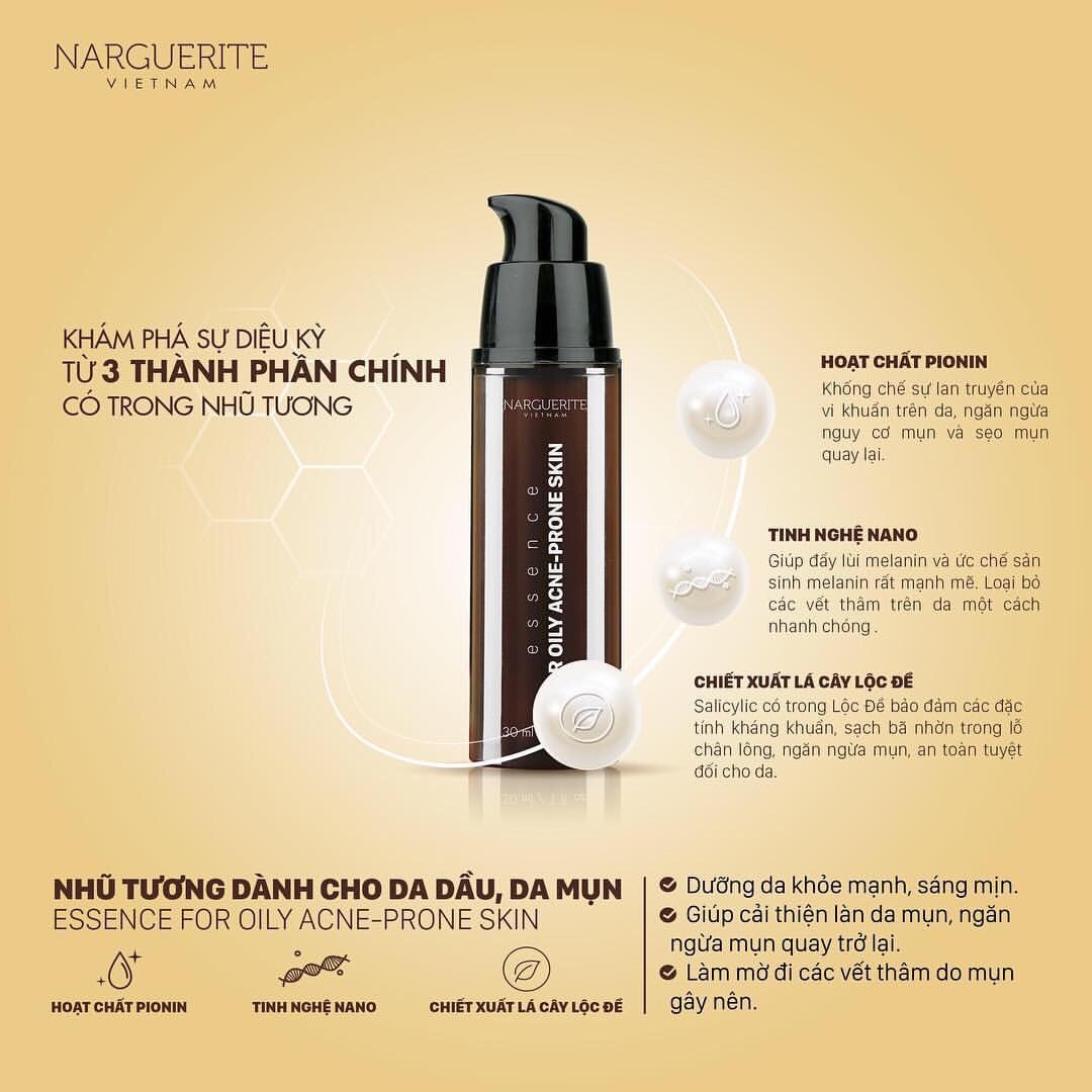 Nhũ Tương Dành Cho Da Dầu, Da Mụn Narguerite 30g