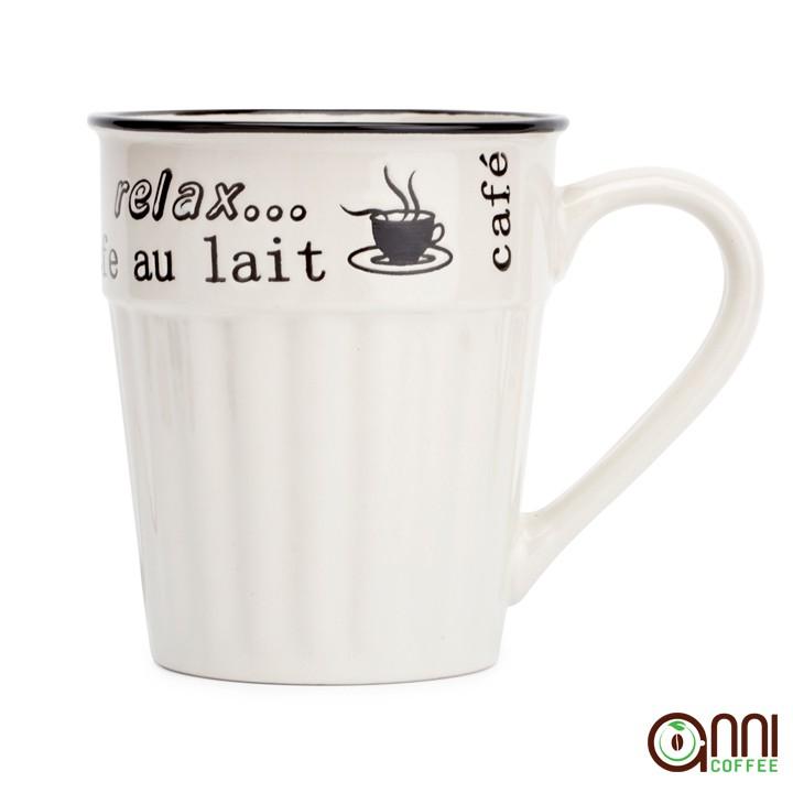 Uống cà phê và trà - Cafe Relax 400ml Trắng