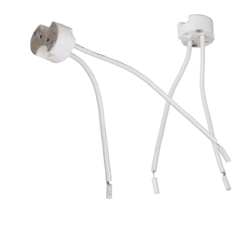 10pcs Lamp Base Holder Adaptors 4 Inch Wire Connector For MR16 G4 Light Bulb